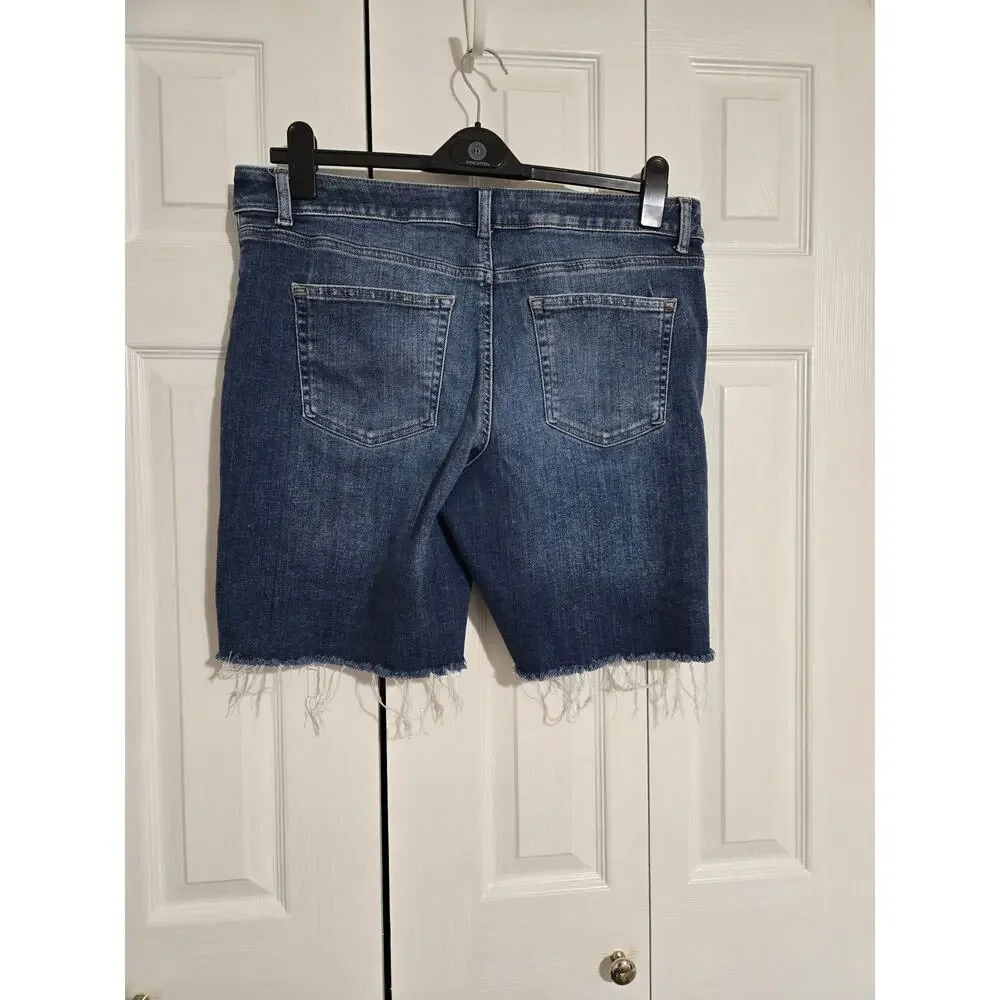 Edgely size 16 women's mid rise cut off shorts